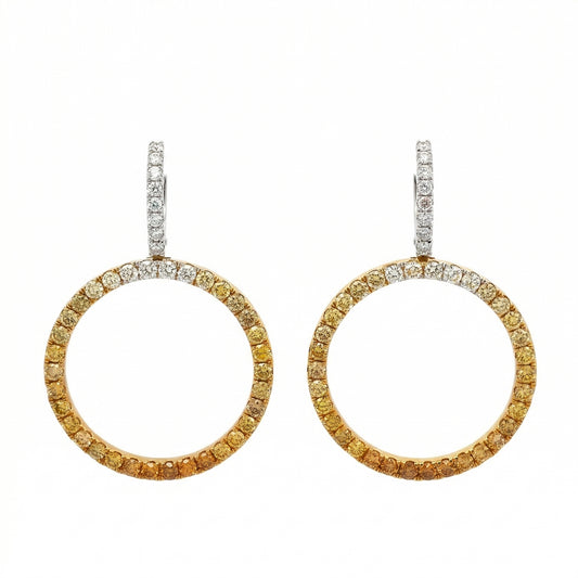 Yellow Diamond Spectrum Earrings