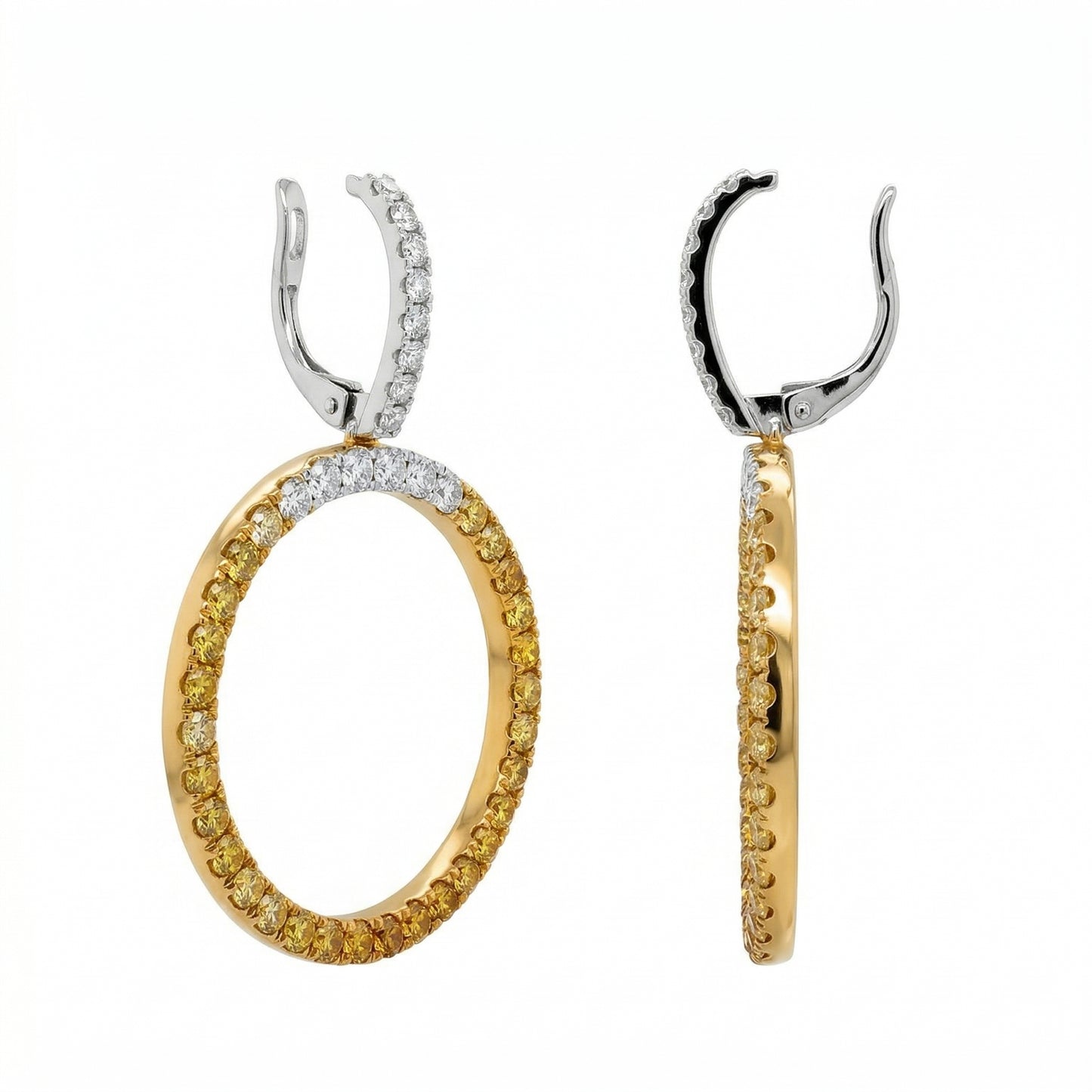 Yellow Diamond Spectrum Earrings