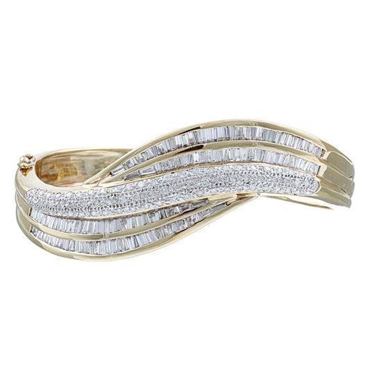 Taper Diamond Bangle