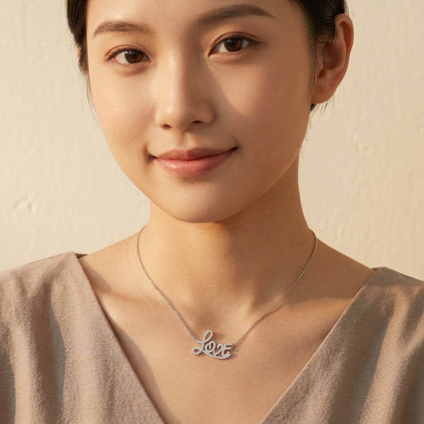 Diamond Love Necklace
