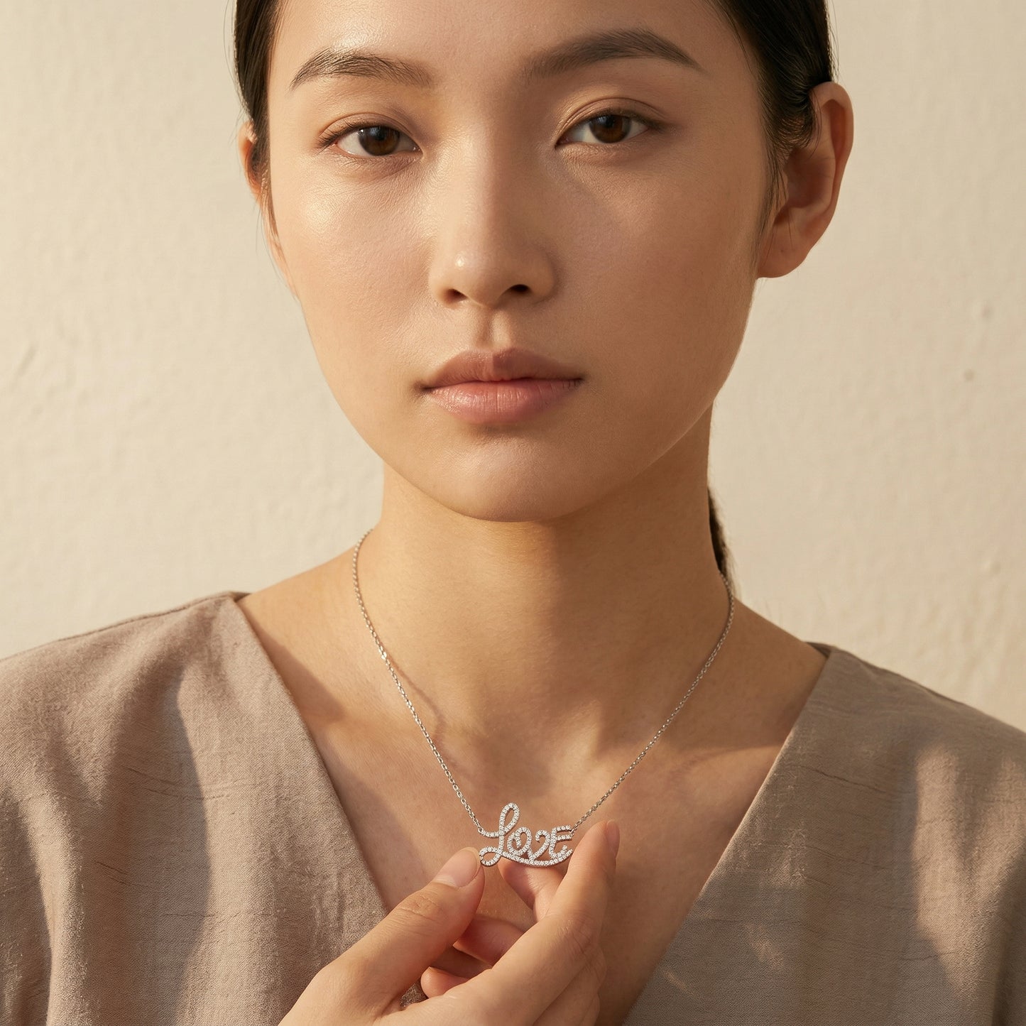 Diamond Love Necklace