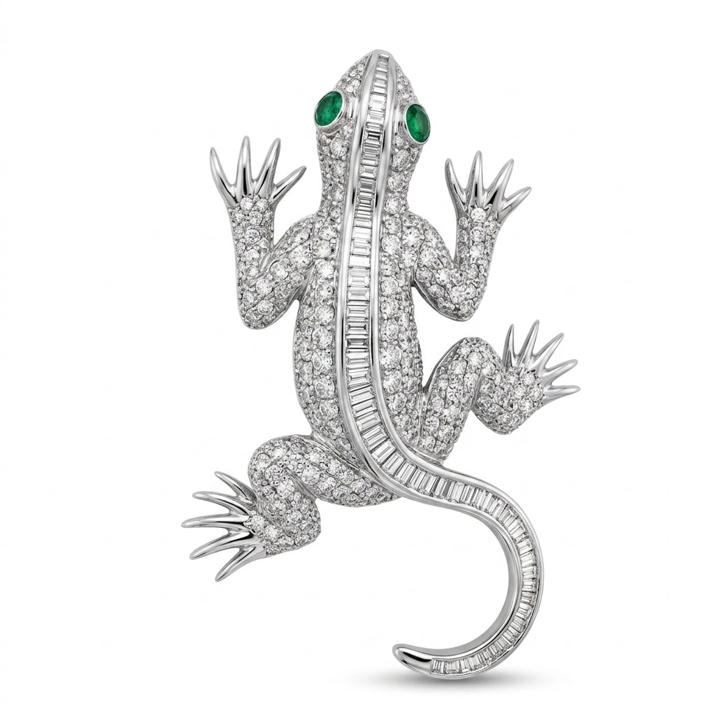 Lizard Brooch