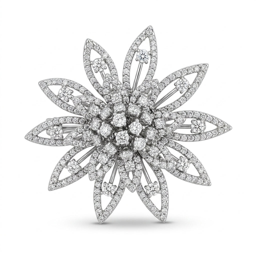 Flower Blossom Brooch