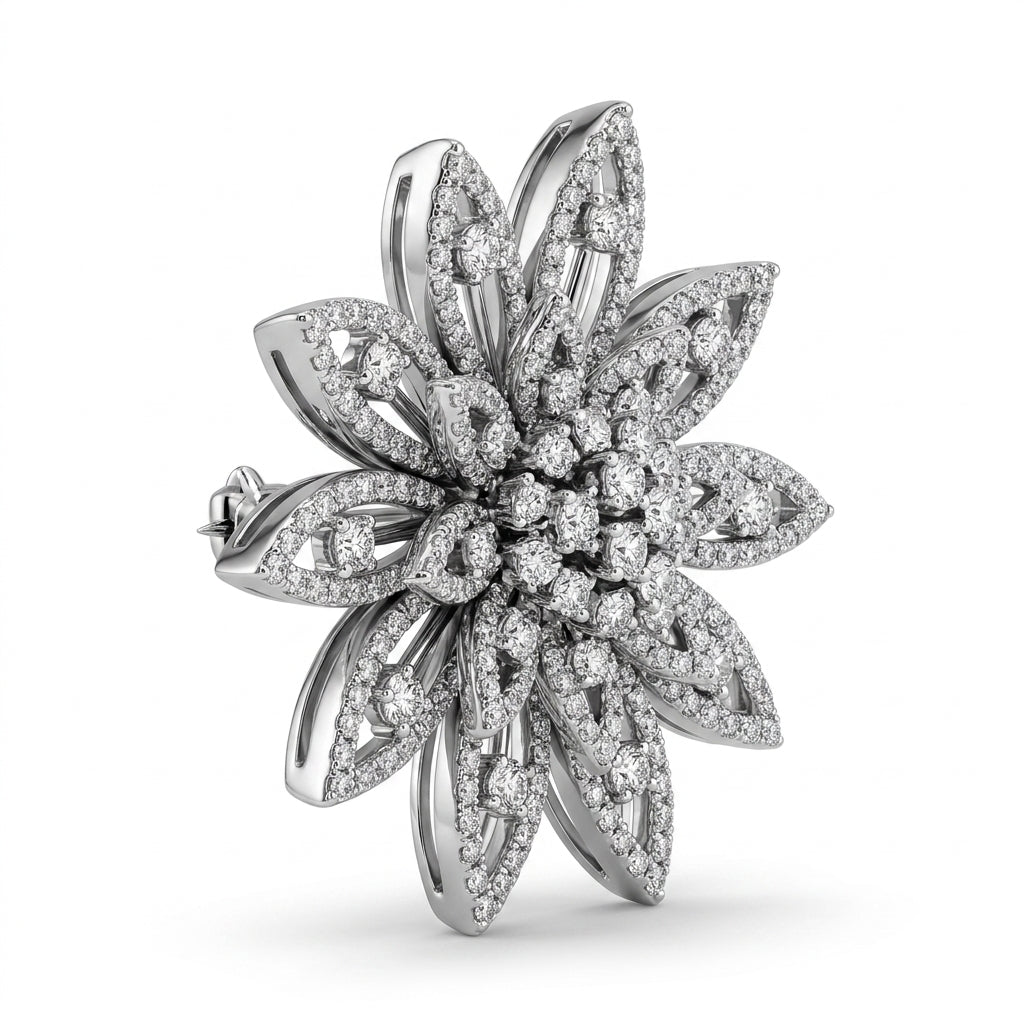 Flower Blossom Brooch