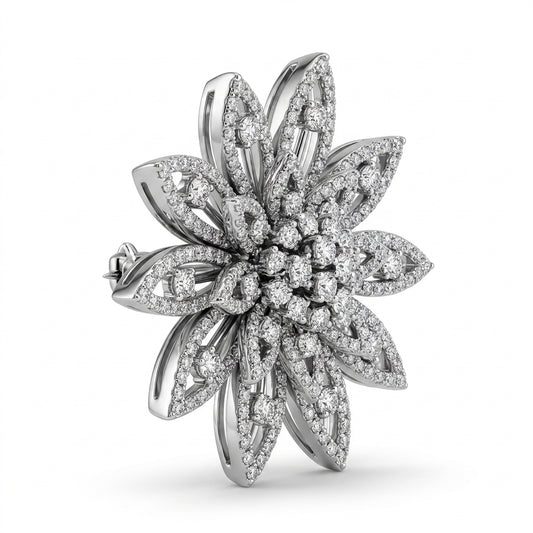Flower Blossom Brooch