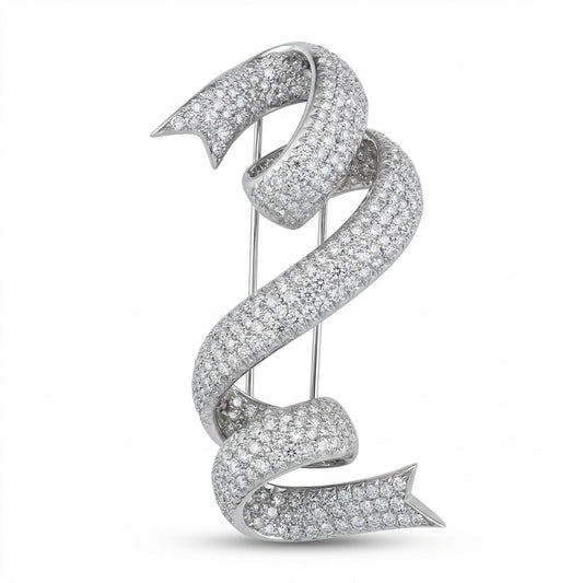Ribbon Brooch