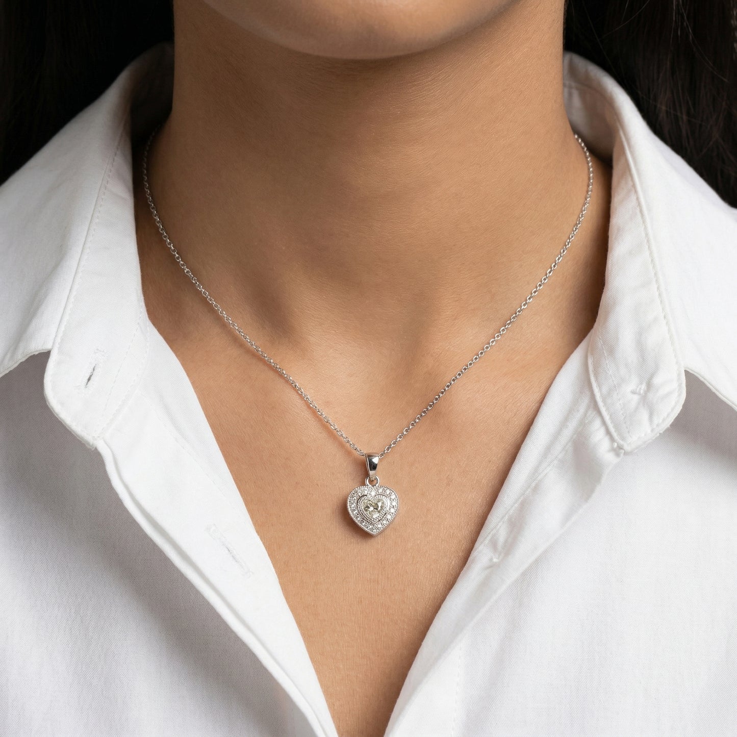 Diamond Heart Pendant