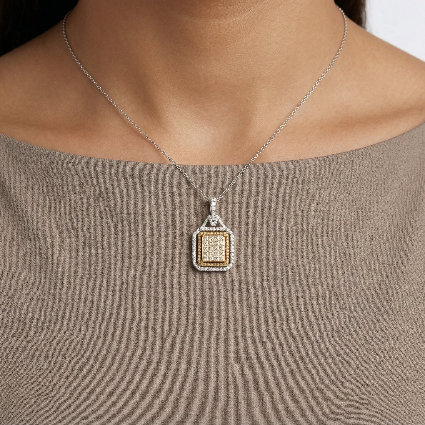 Fancy Yellow Diamond Pendant