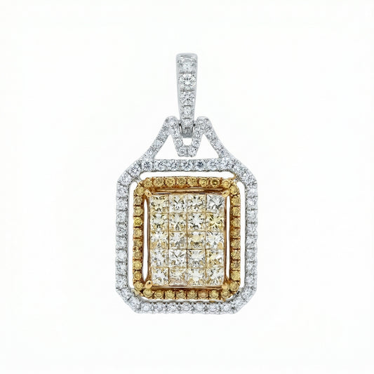 Fancy Yellow Diamond Pendant