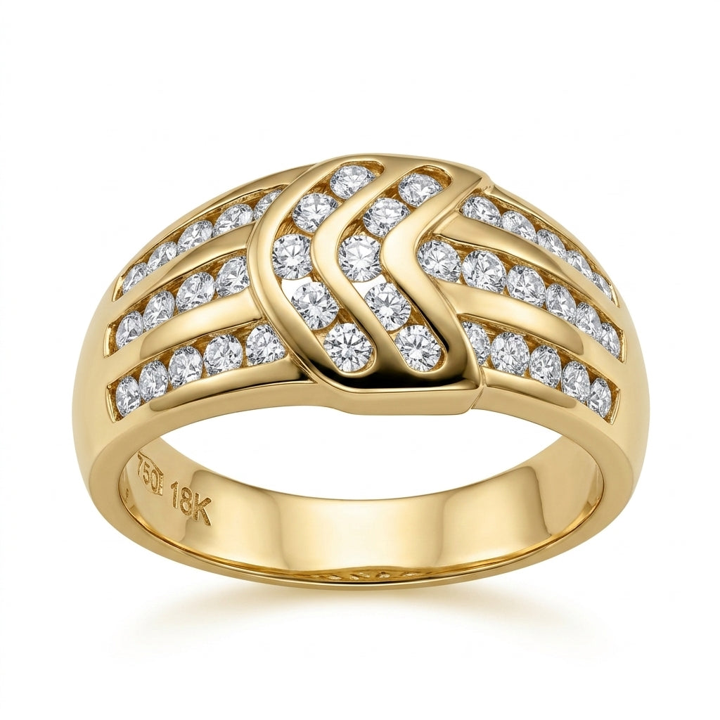 40-Diamond Channel Ring