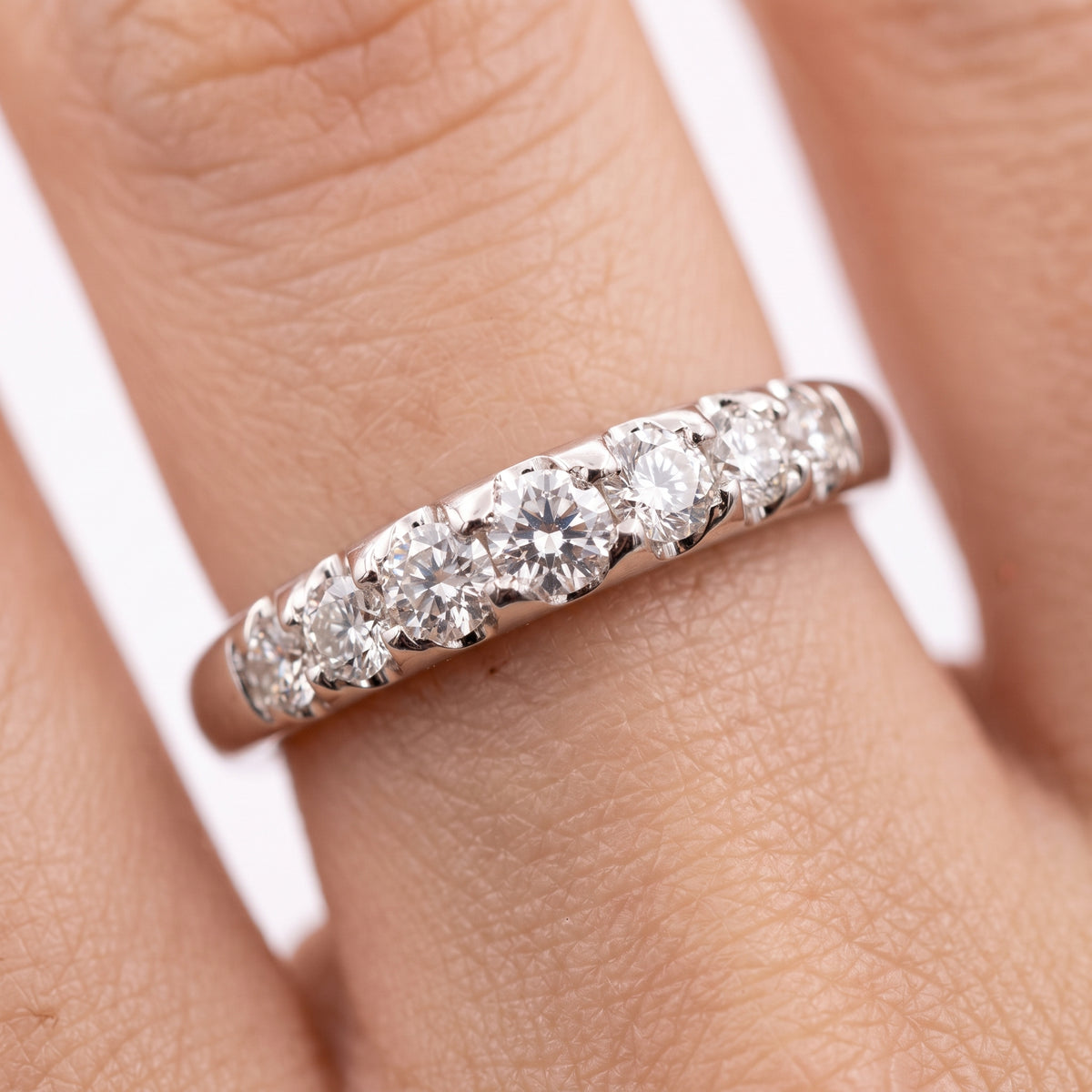7 Graduated Diamond Band Ring