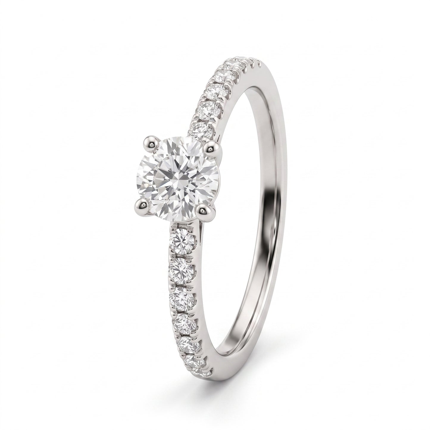 4.5mm Round Diamond & 16-Diamond Ring