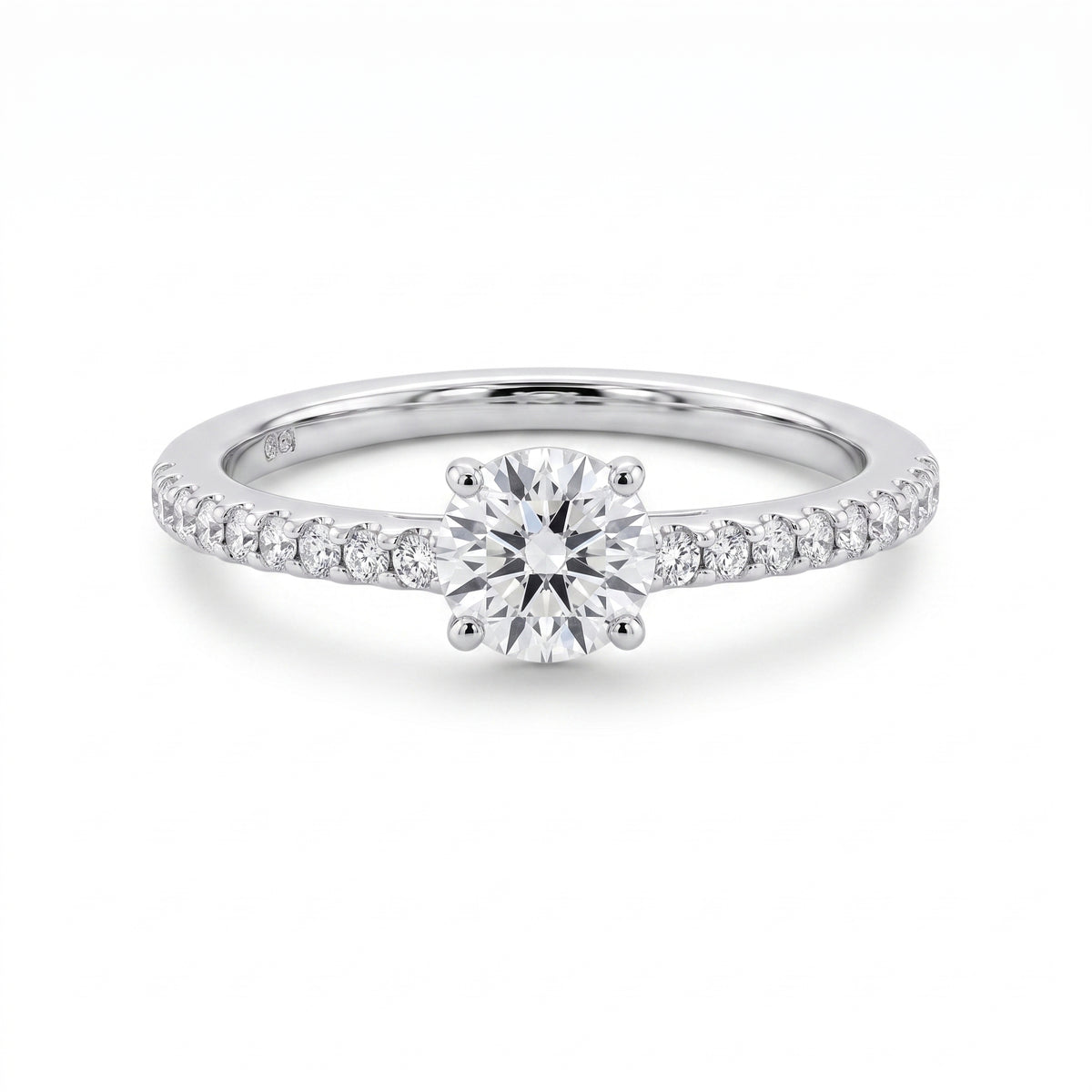 4.5mm Round Diamond & 16-Diamond Ring