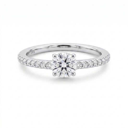4.5mm Round Diamond & 16-Diamond Ring