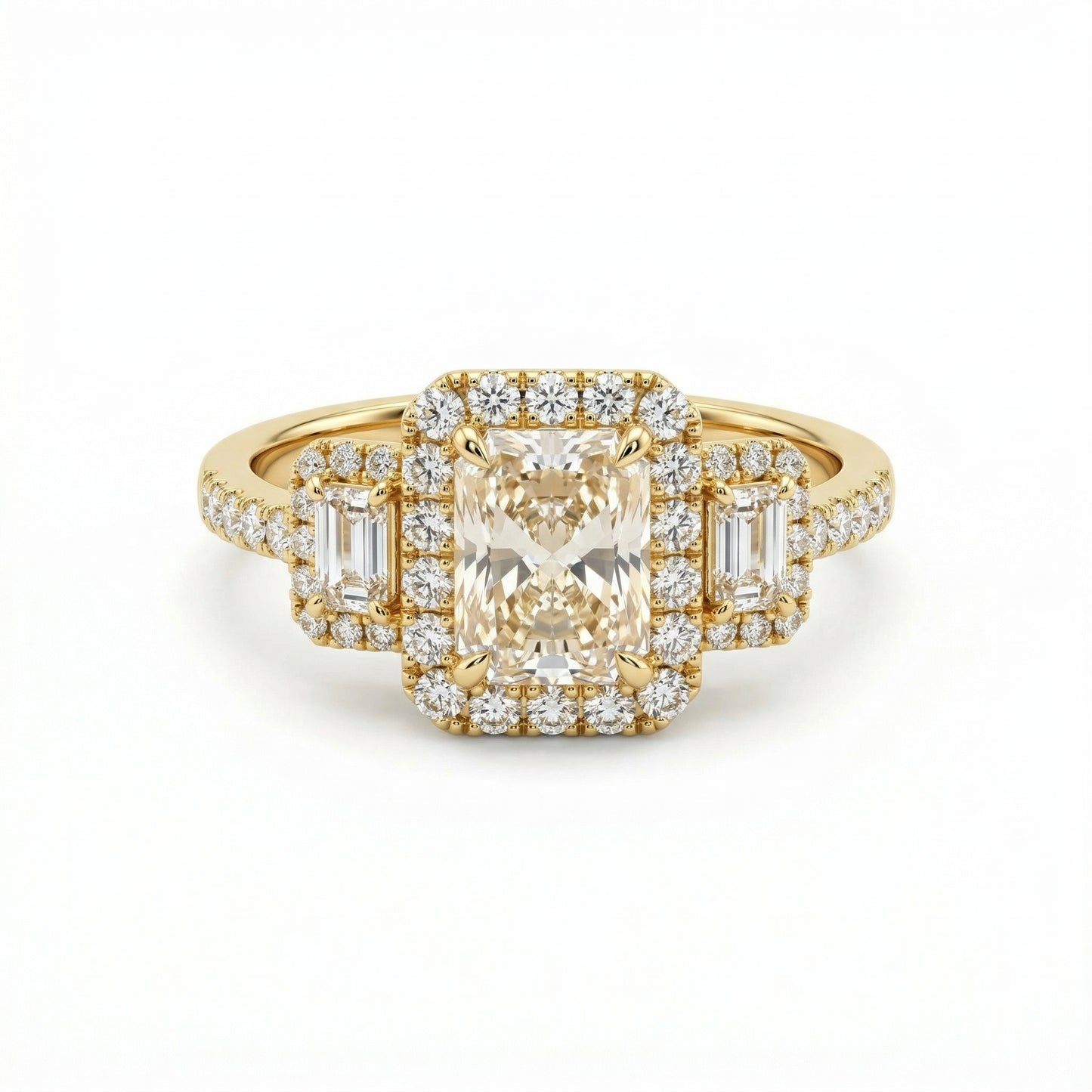 Diamond Squares Ring