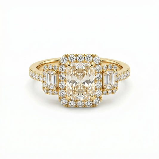 Diamond Squares Ring
