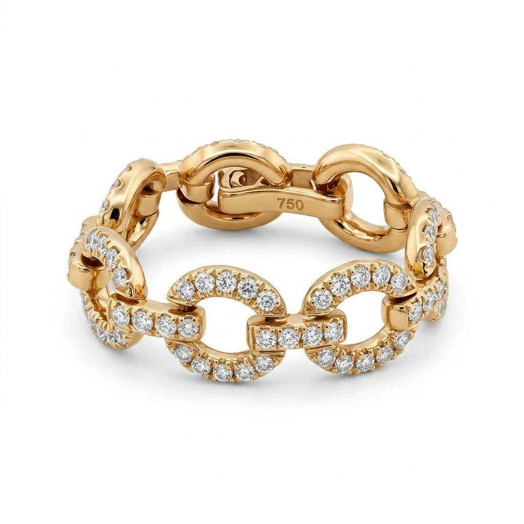 94-Diamond Chain-Link Ring