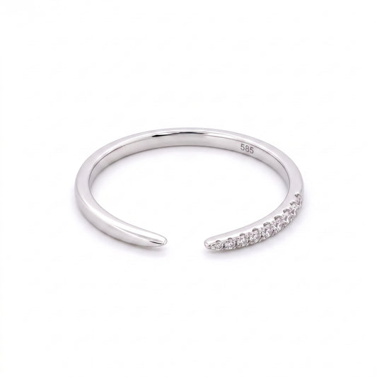 9-Diamond Open Shank Ring