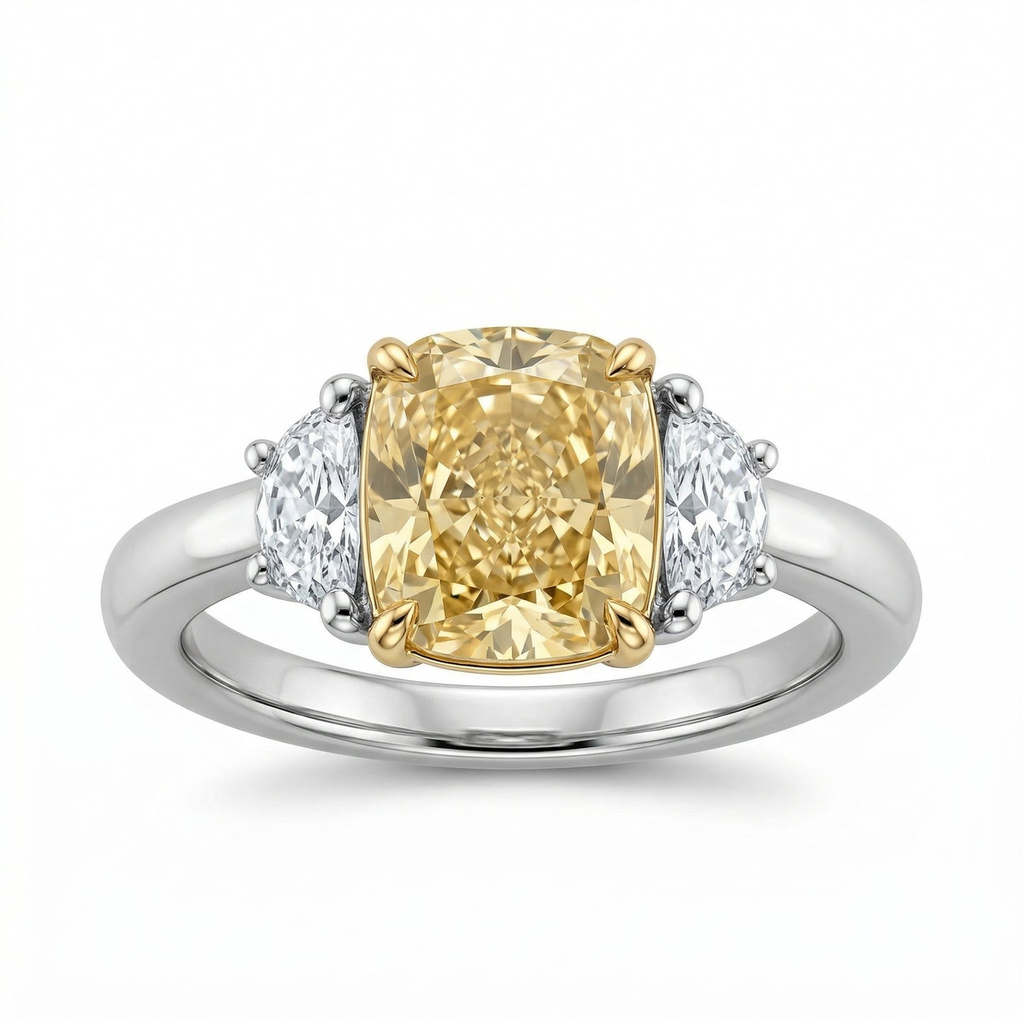 1.70ct Internally Flawless Yellow Diamond Ring