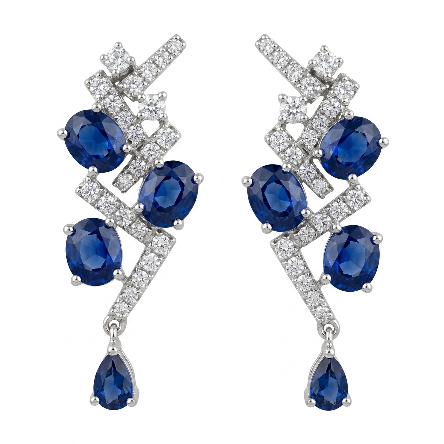 Sapphire Constellation Earrings