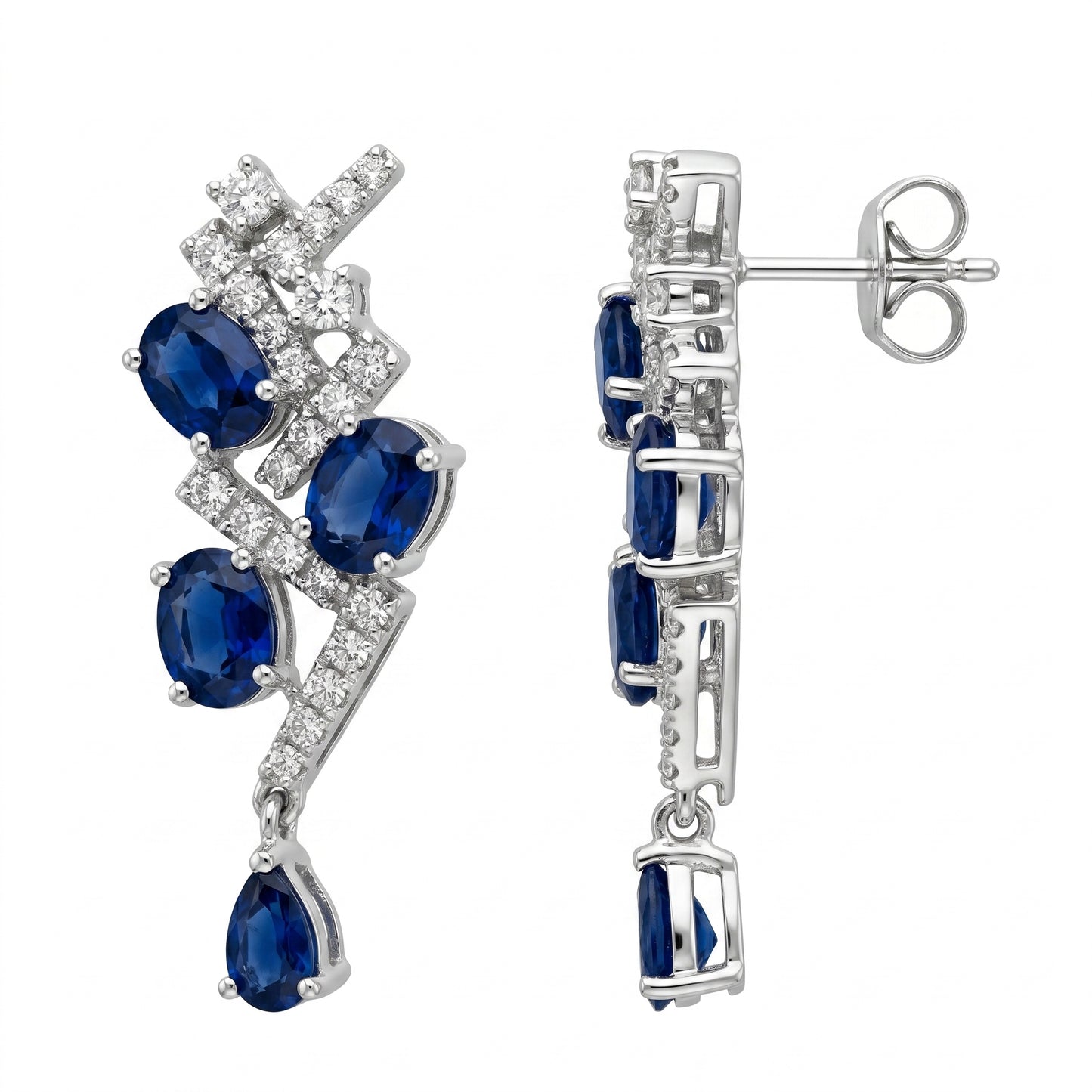 Sapphire Constellation Earrings