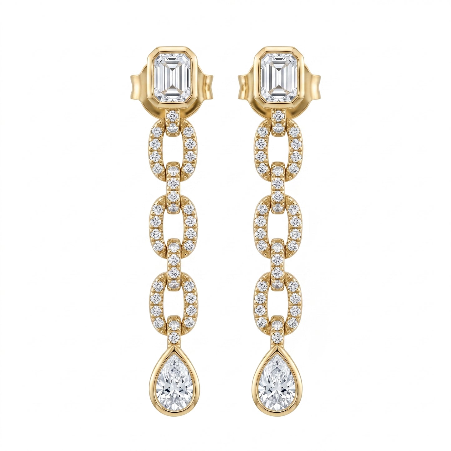 Luxe Link Diamond Drops