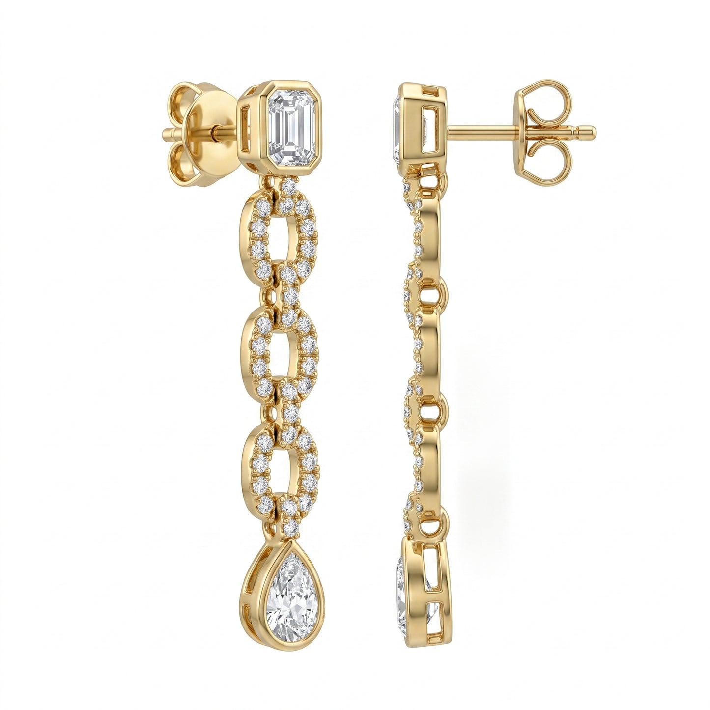 Luxe Link Diamond Drops