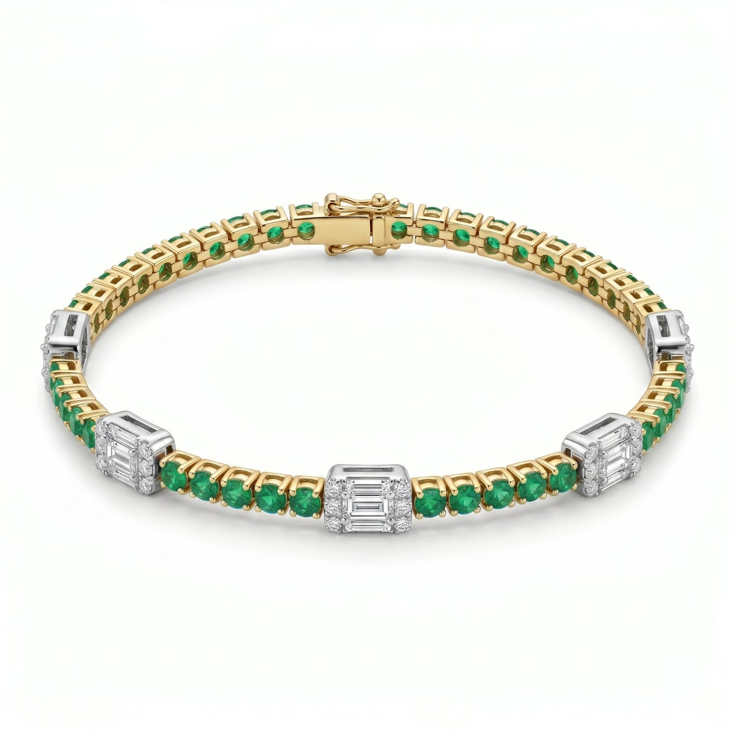 Emerald Muse Tennis Bracelet