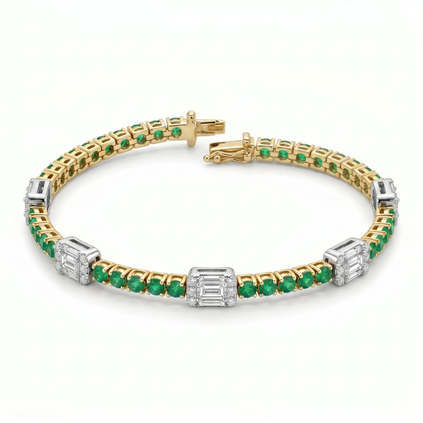 Emerald Muse Tennis Bracelet