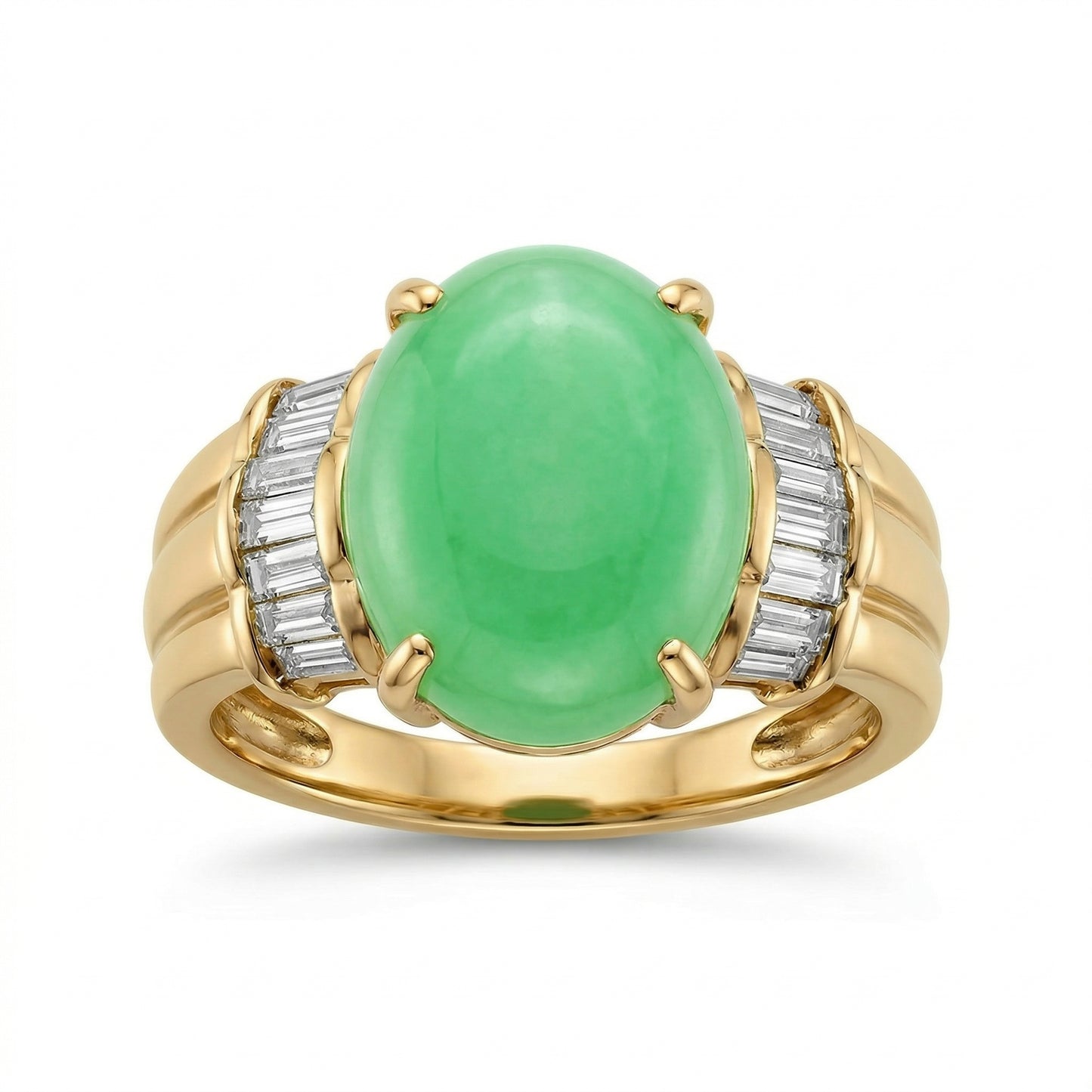 Jade Center Ring