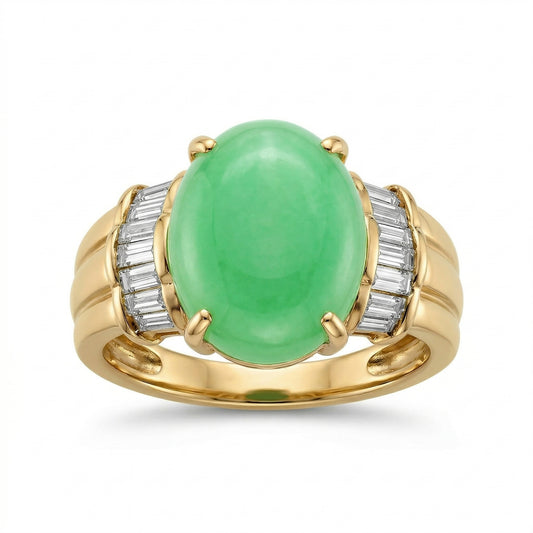 Jade Center Ring