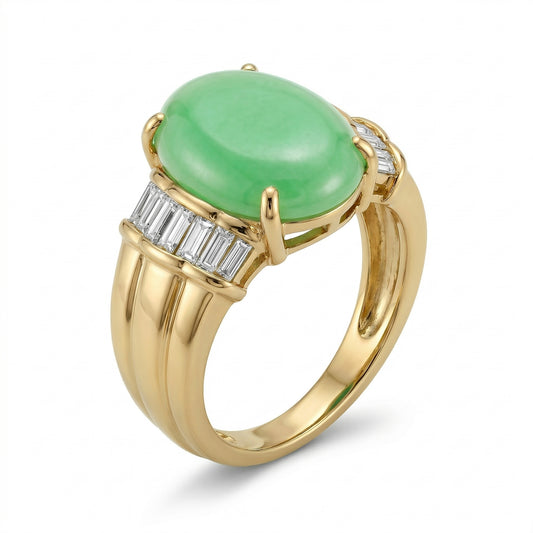 Jade Center Ring