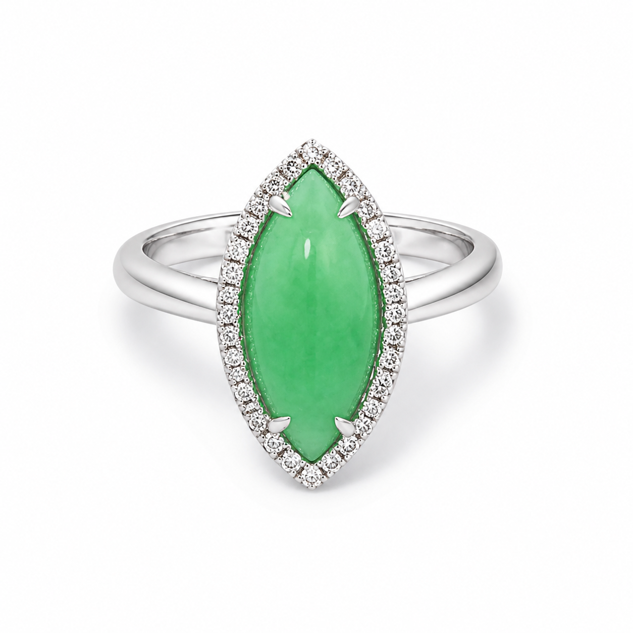Marquise Jade Ring