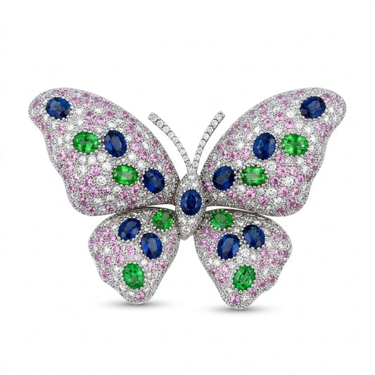 Exotic Butterfly Brooch