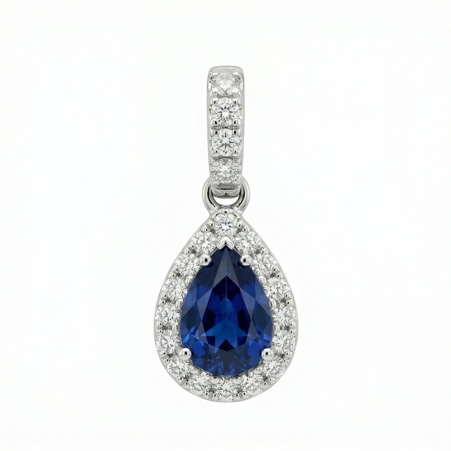 Sapphire Drop Pendant
