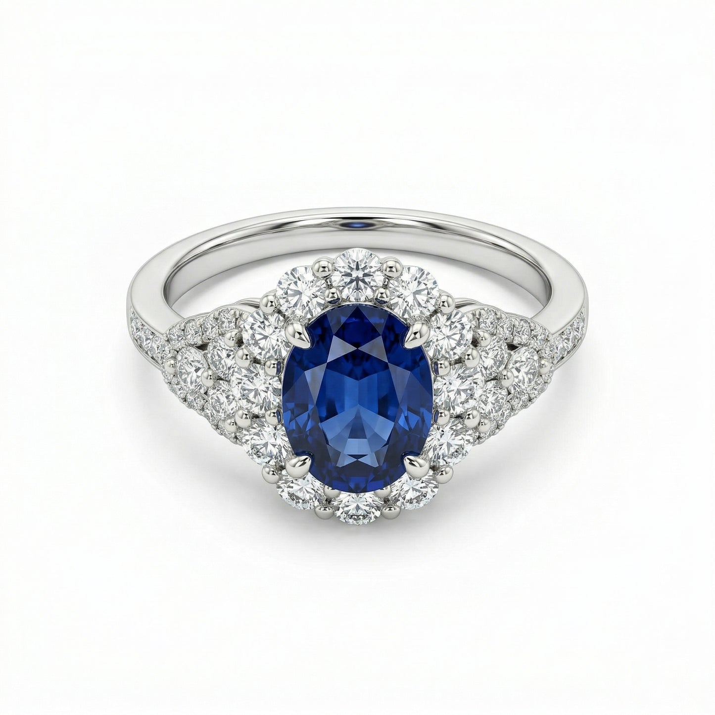 Sapphire Diamond Ring