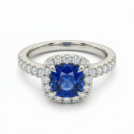 Sapphire Bezel Ring