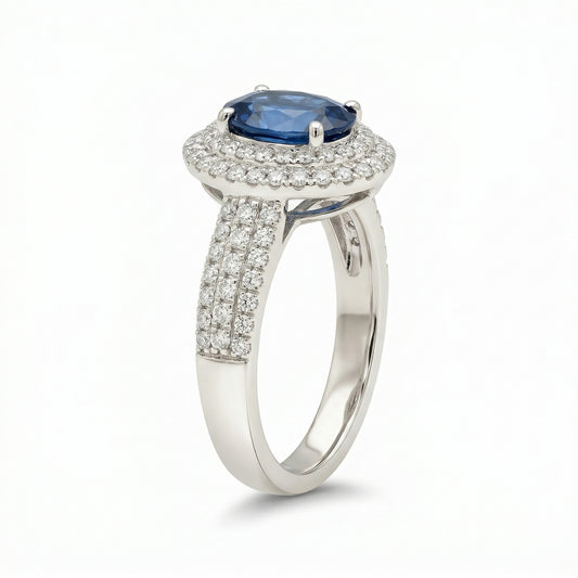 Oval Sapphire Pop Ring