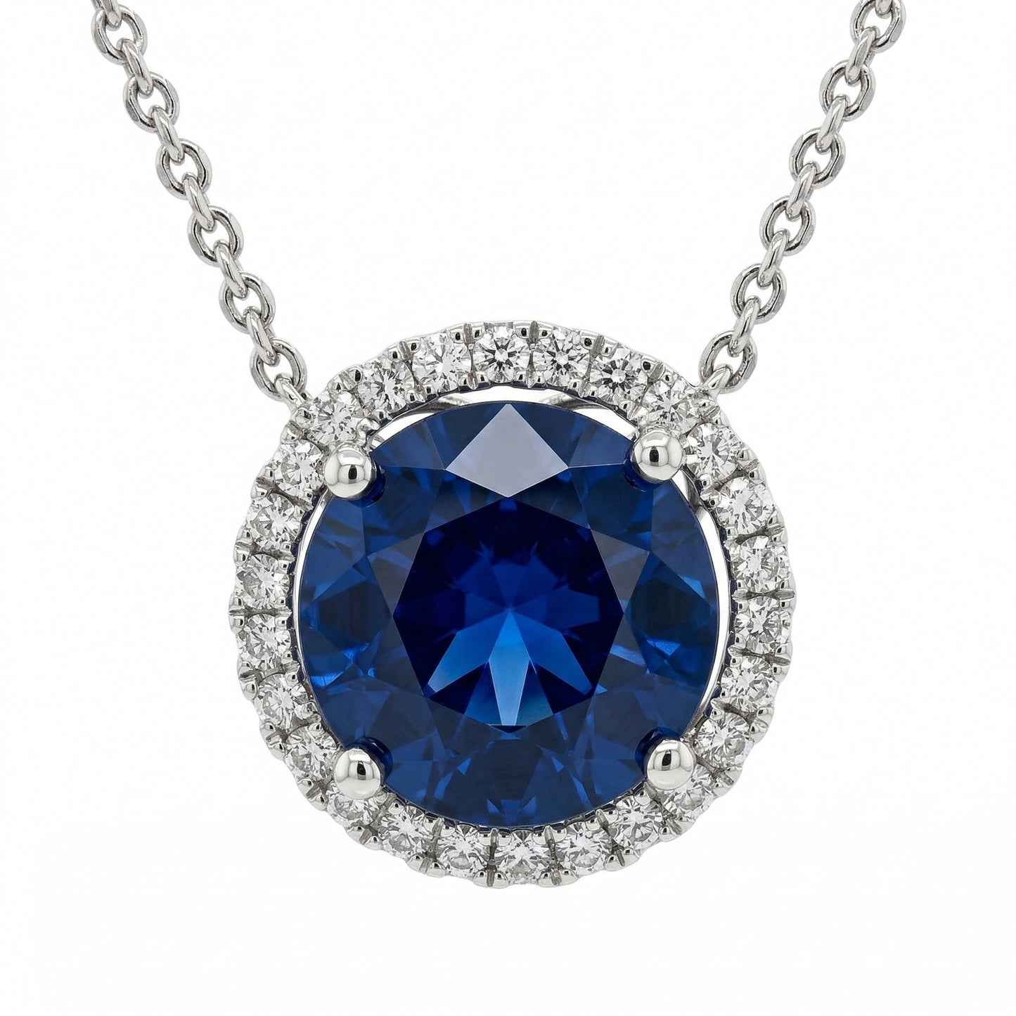 Center Sapphire Necklace