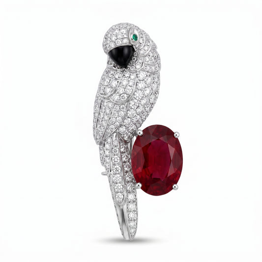 Parrot Brooch