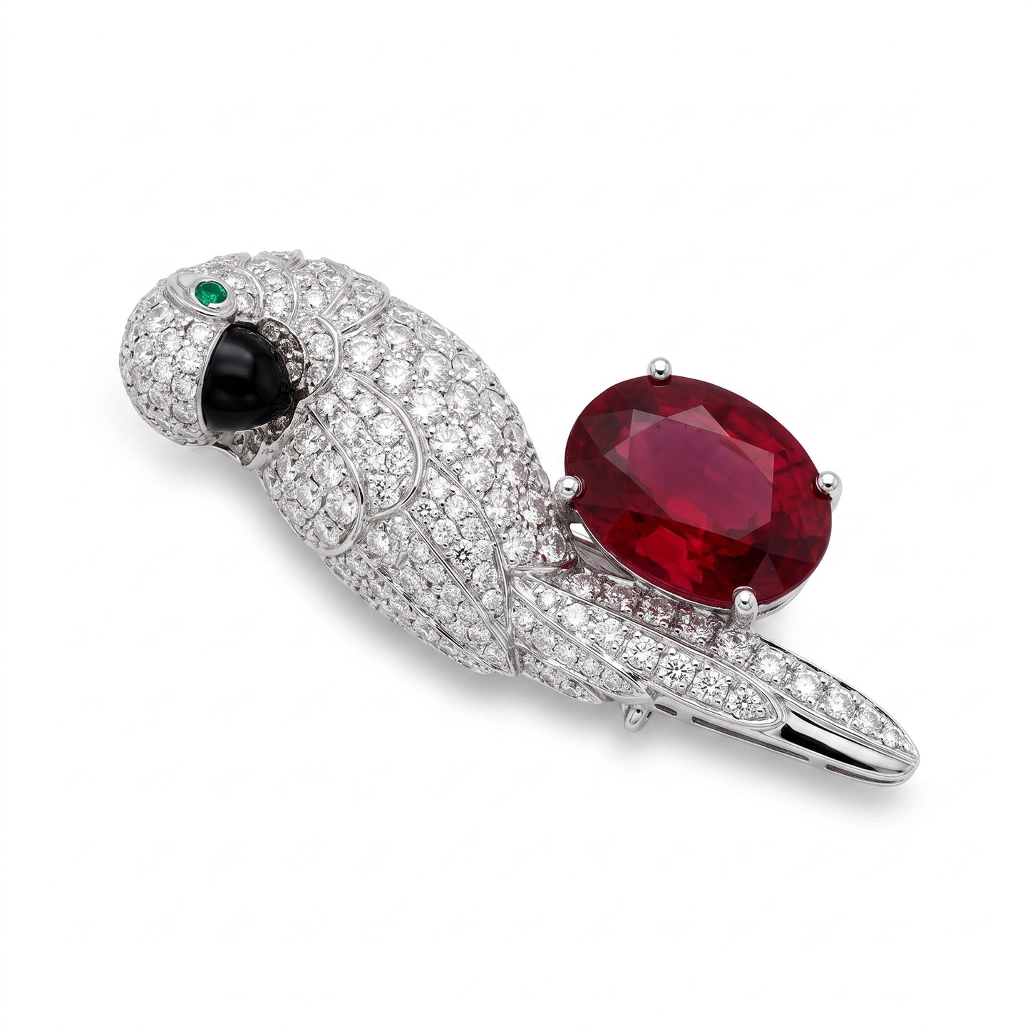 Parrot Brooch