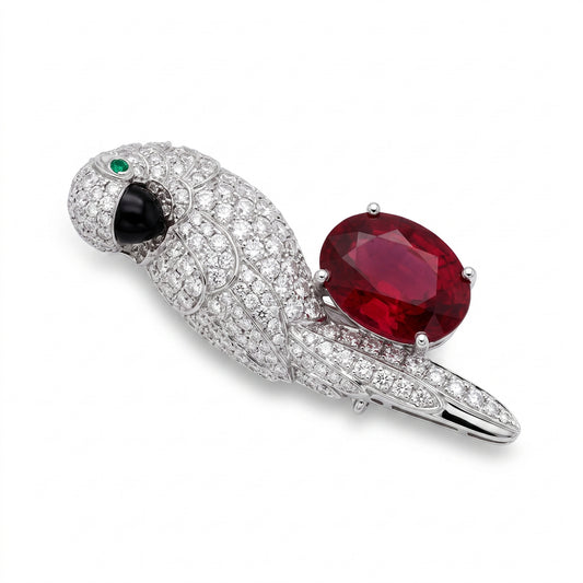 Parrot Brooch