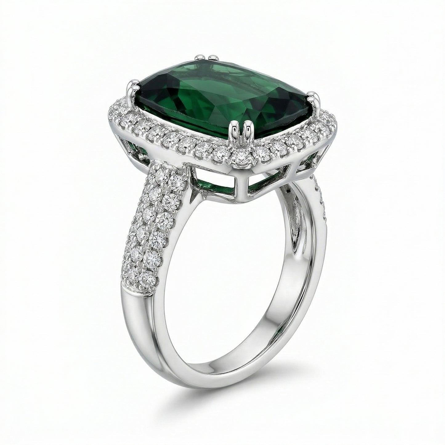 7.92ct Green Tourmaline Ring