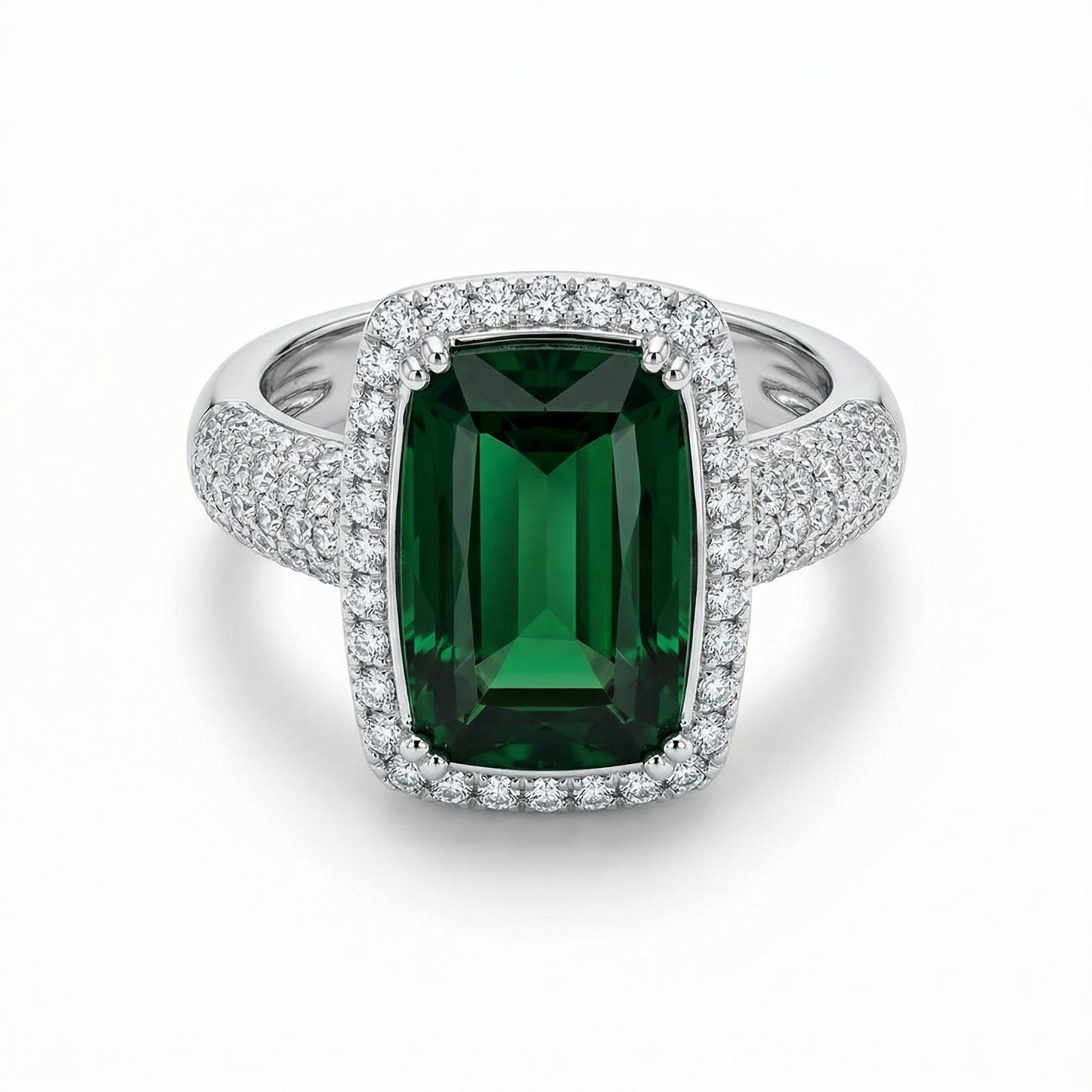 7.92ct Green Tourmaline Ring