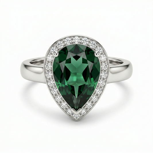 Green Tourmaline Ring