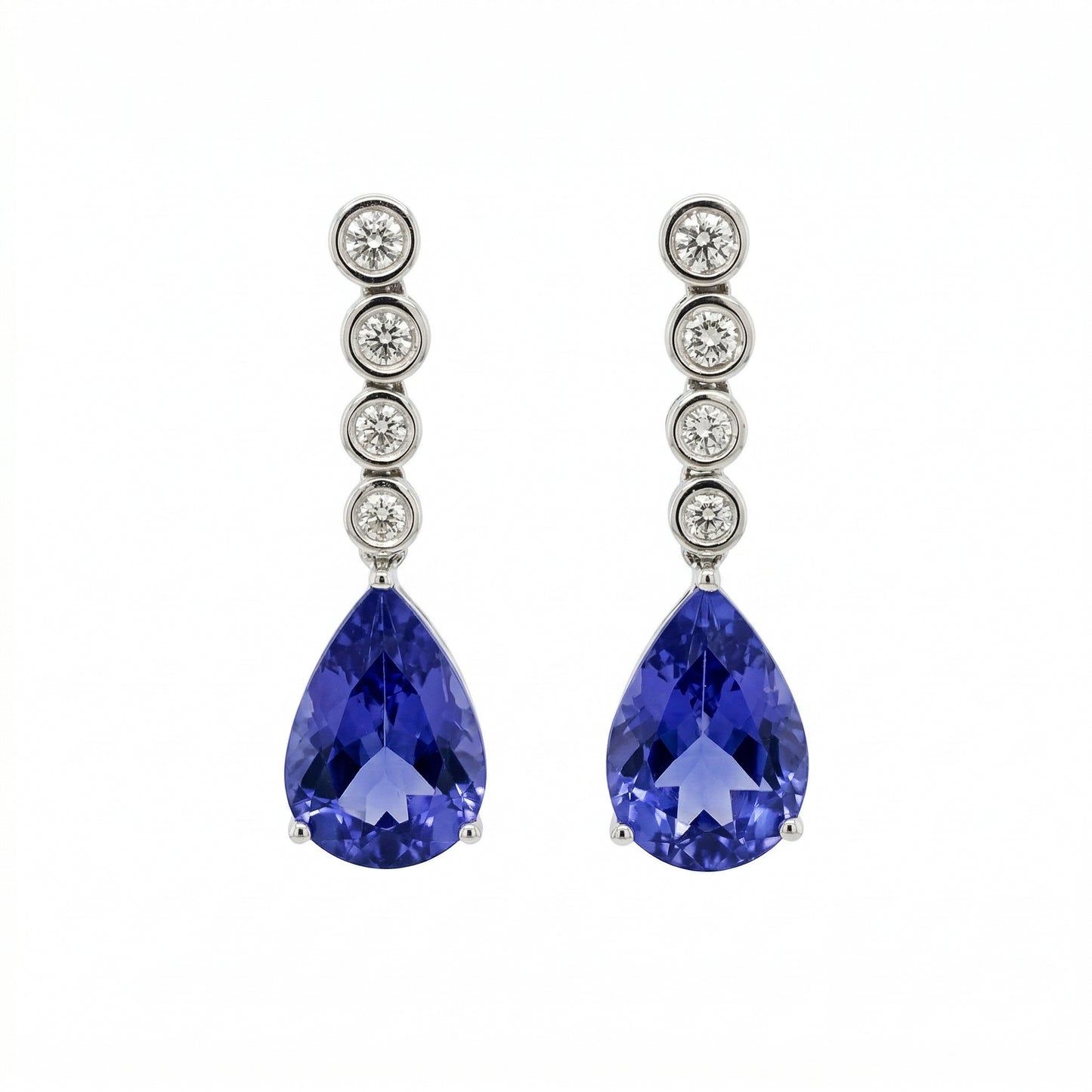 Tanzanite Teardrop Earrings