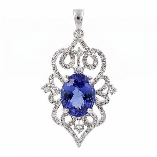 Tanzanite Crest Pendant