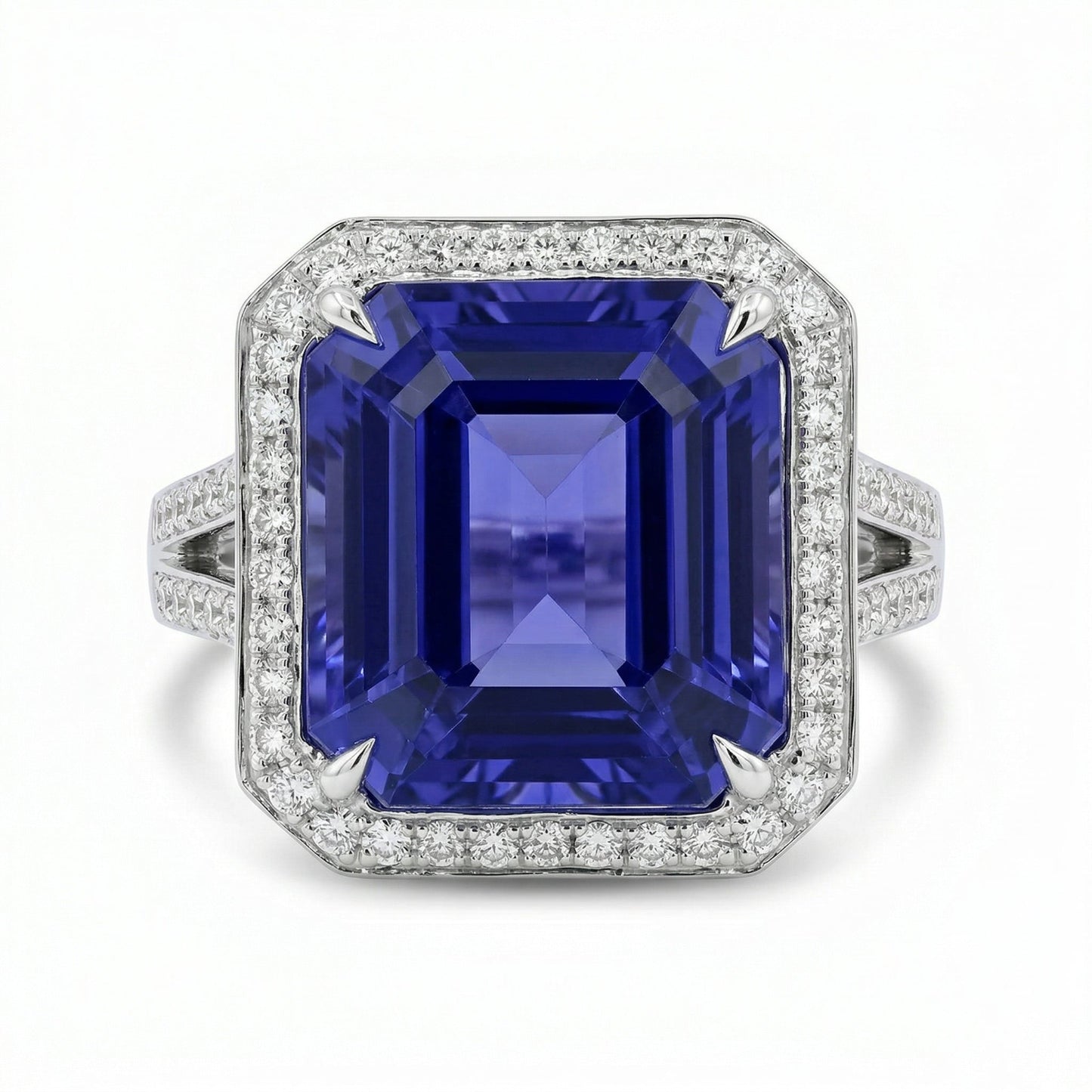 Tanzanite Emerald cut Ring
