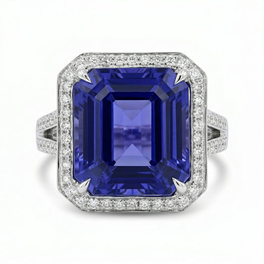 Tanzanite Emerald cut Ring
