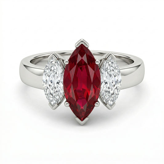 Ruby Marquise Ring